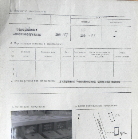 Братская могила в с. Семяновка