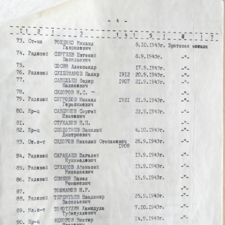 Братская могила в с. Ленинское 