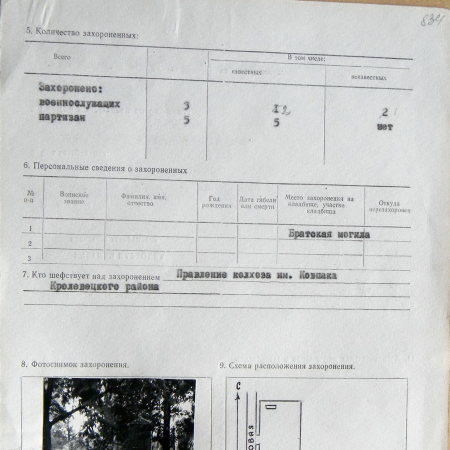 Братская могила в с. Литвиновичи 