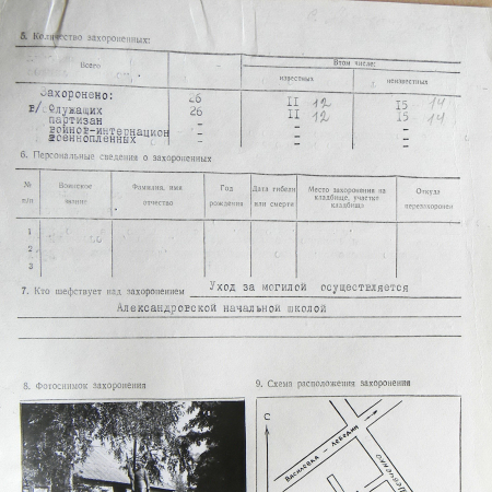 Братская могила в с. Александровка