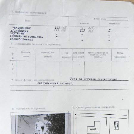 Братская могила в с. Калюжни