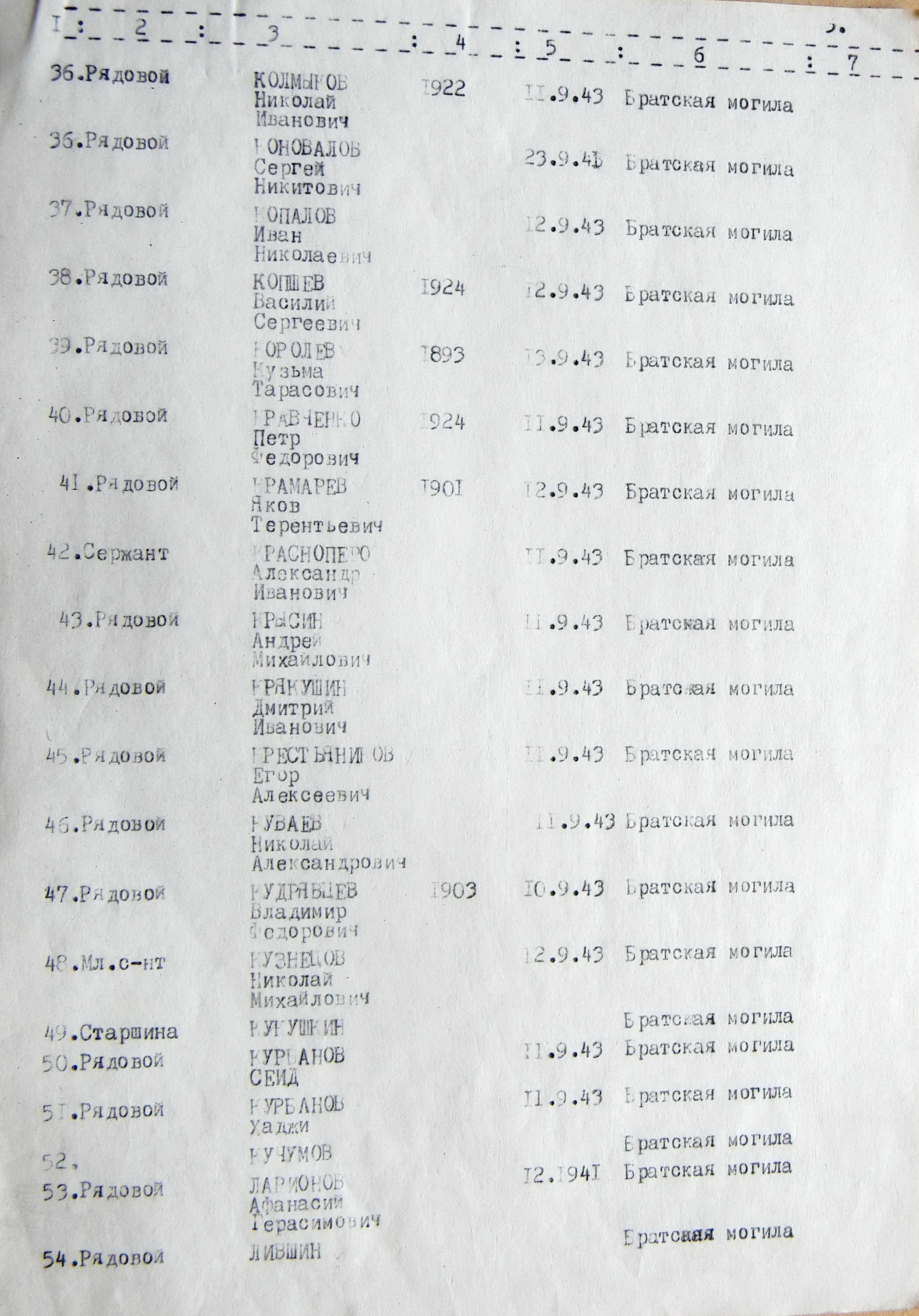 Братская могила в с. Сакуниха