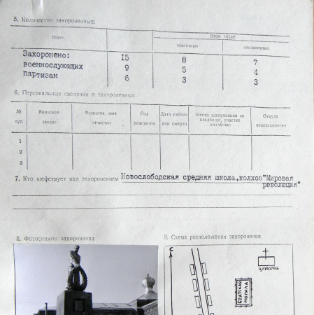 Братская могила в с. Новая Слобода 