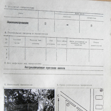 Братская могила в с. Луценково