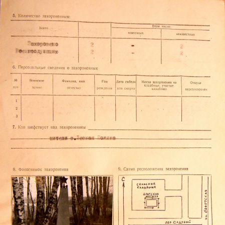 Братская могила в с. Лесная Поляна