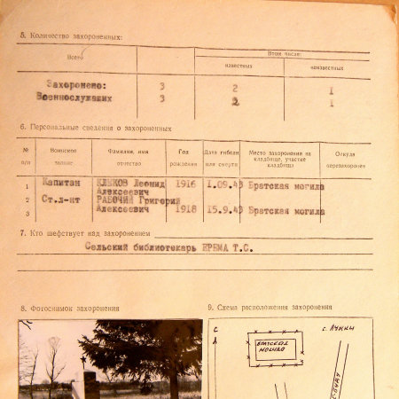 Братская могила в с. Лужки 