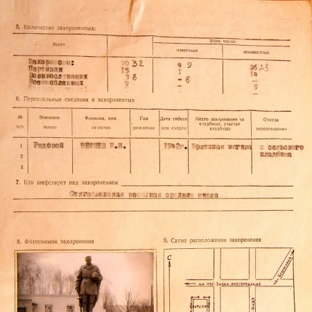 Братская могила в с. Стагайловка