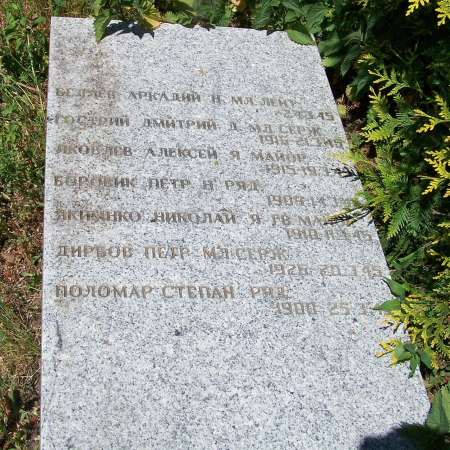 Воинское кладбище в с. Бояно