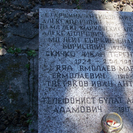 Военное кладбище в с. Варч