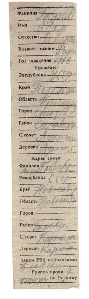 Габров Адам Иванович